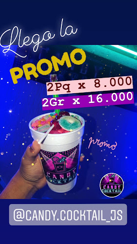 Granizados candy cocktails js