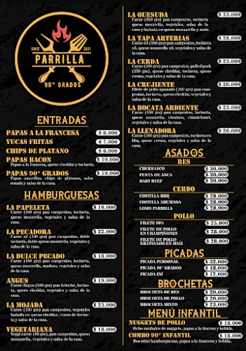 Parrilla 90 Grados