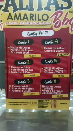 ALITAS BBQ AMARILO