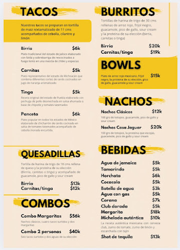 Casa Jaguar Taqueria