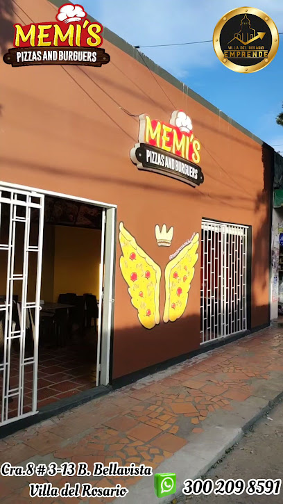 Memis pizzas and burguers