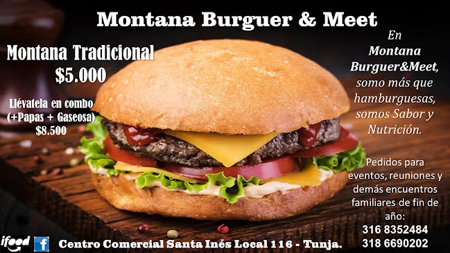 Montana Burguer & Meet - Tunja