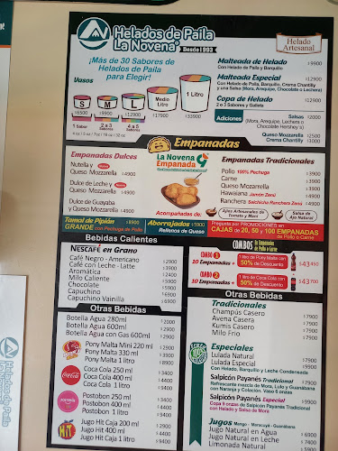 Helados De Paila La Novena - Gastronomía y hostelería