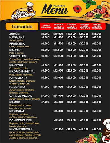 Opinii despre Pizzería Don Peñolinni în La Ceja - Gastronomía y hostelería
