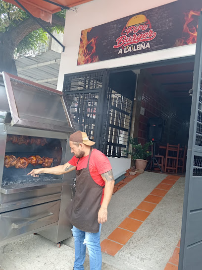 Pipe Burger a la Leña