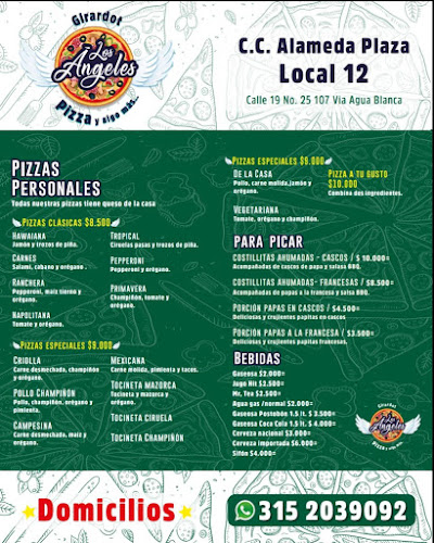 Los Ángeles pizza y algo