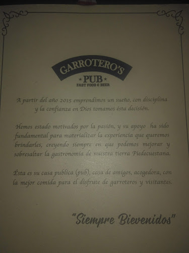 Comentarii opinii despre Restaurante Garroteros Pub Piedecuesta
