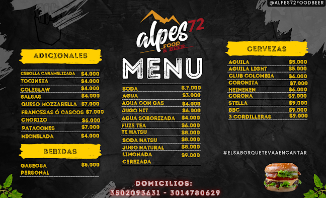 Alpes72 Food & Beer - Gastronomía y hostelería