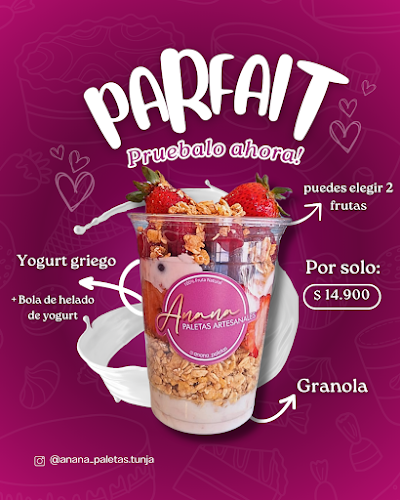 Opinii despre Anana paletas artesanales în Tunja - Gastronomía y hostelería