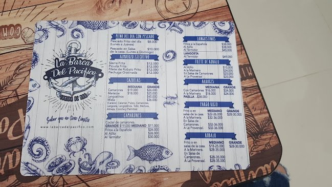 Comentarii opinii despre La Barca del Pacifico: Restaurante y Pescaderia