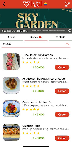 Skygarden Rooftop - Gastronomía y hostelería