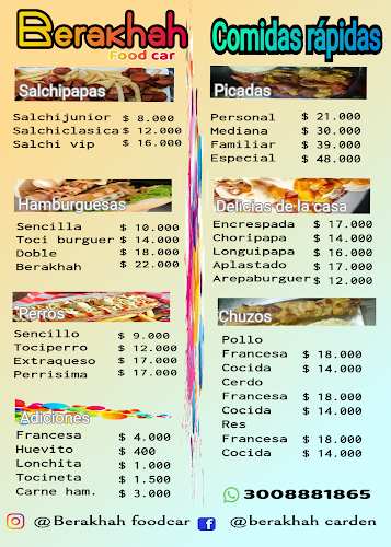Comidas rápidas berakhah foodcar