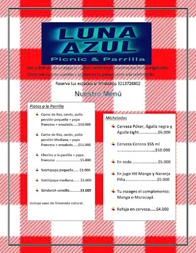 LUNA AZUL Picnic & Parrilla