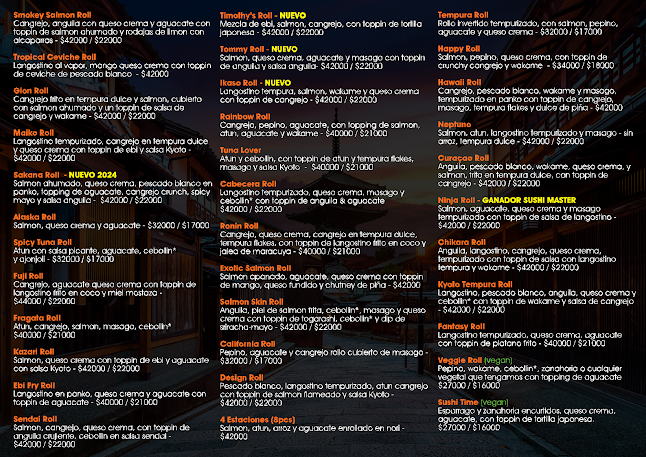 Opinii despre Kyoto Sushi & Grill în Bucaramanga - Gastronomía y hostelería