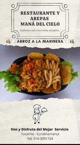 Opinii despre Restaurante y Arepas Maná del Cielo în Tocaima - Gastronomía y hostelería
