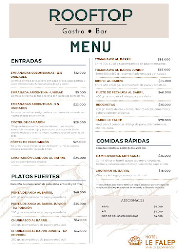 Rooftop Gastro Bar Hotel Le Falep