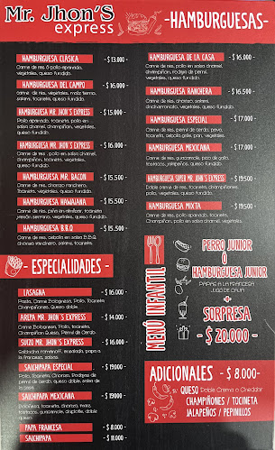 Opinii despre Mr. Jhon´s Express Facatativá în Facatativá - Gastronomía y hostelería