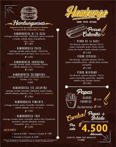 Hamburgo - Comida Rápida Artesanal - Gastronomía y hostelería
