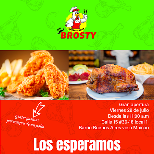Opinii despre Mr Brosty Restaurante în Maicao - Gastronomía y hostelería