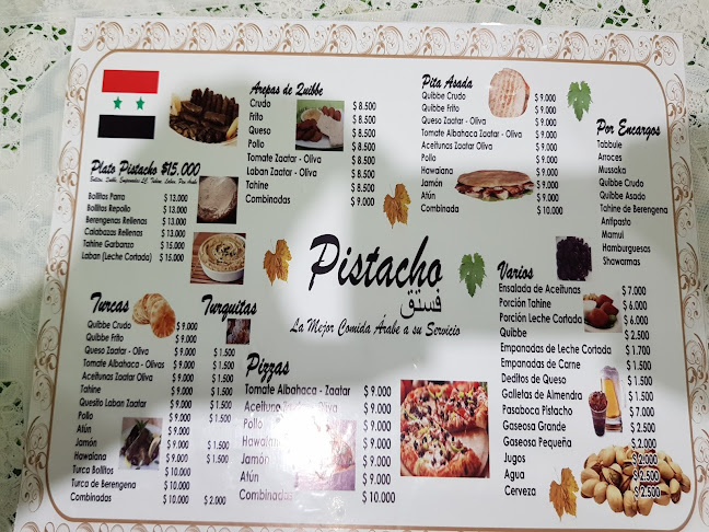 Pistacho Comida Árabe