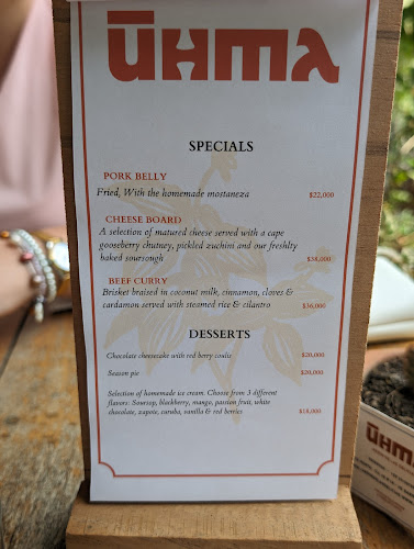 Opinii despre Ūhma în Santa Marta - Gastronomía y hostelería