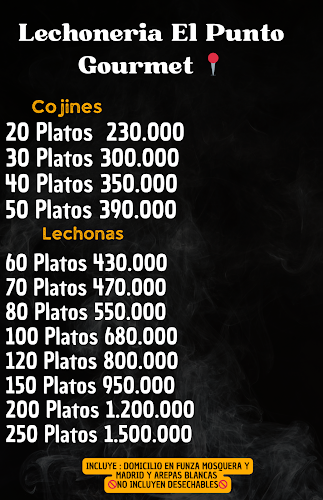 Opinii despre Lechoneria el punto gourmet în Mosquera - Gastronomía y hostelería