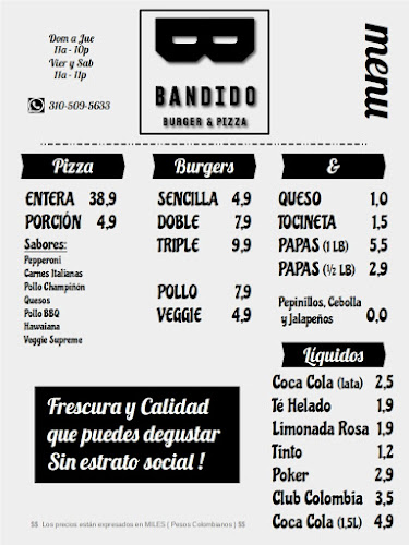 BANDIDO Burger & Pizza Duitama