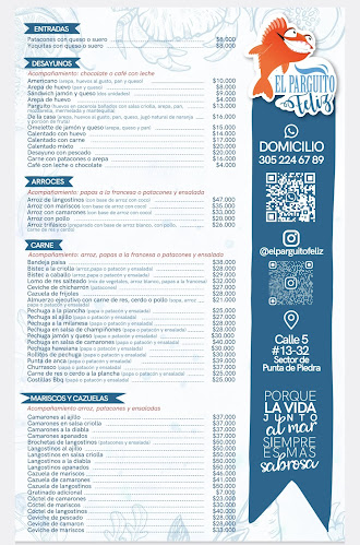 Opinii despre Restaurante El Parguito Feliz în Coveñas - Gastronomía y hostelería