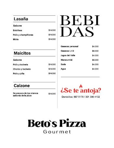 Opinii despre Beto's Pizza Manizales în Manizales - Gastronomía y hostelería