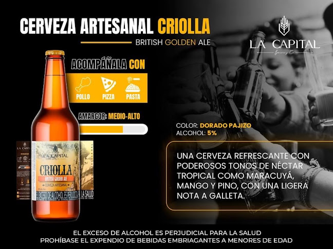 La Capital Cervecería Artesanal - Gastronomía y hostelería