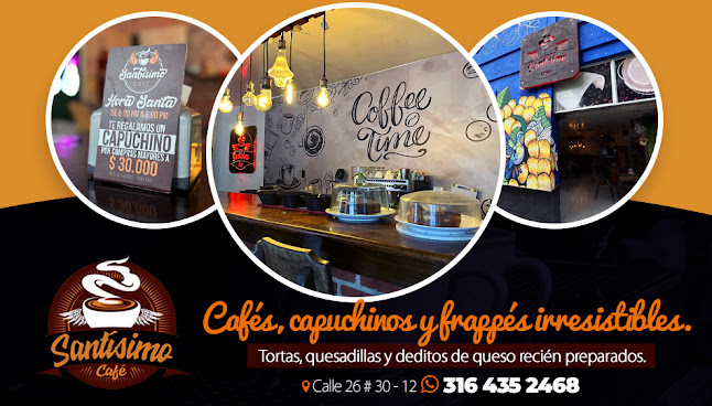 SANTISIMO CAFE - Cafés Tuluá - Café Bar - Capuchino - Frapuccino - Tortas - Malteadas - Deditos de Queso - Quesadillas - Tuluá