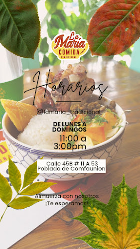 Opinii despre La Maria Comida Tradicional în Palmira - Gastronomía y hostelería