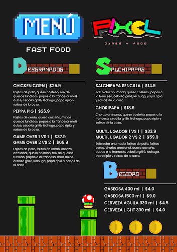PIXEL Games + Food