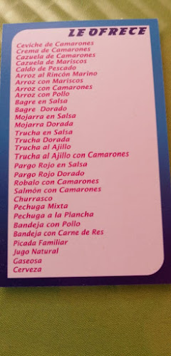 RESTAURANTE EL RINCON MARINO