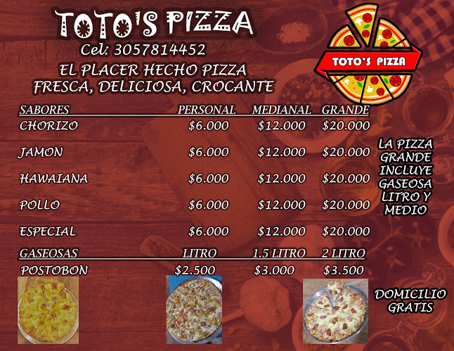 Opinii despre Toto's PIZZA în Ciénaga de Oro - Gastronomía y hostelería