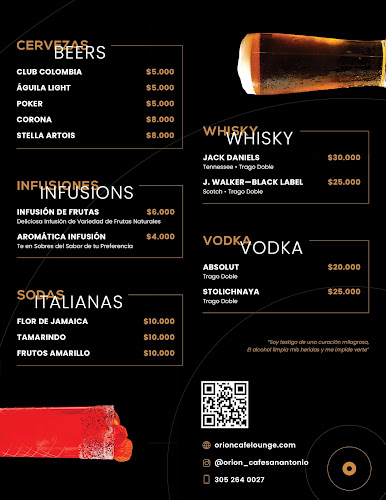 Orion Cafe Lounge - Gastronomía y hostelería