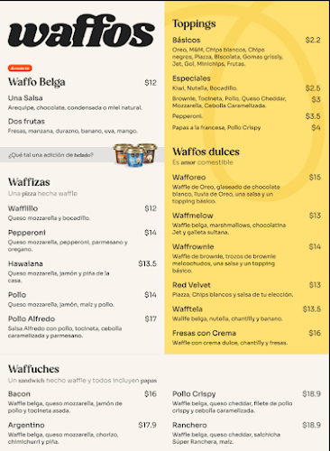 Waffos — Waffles, Brownies & Icecream