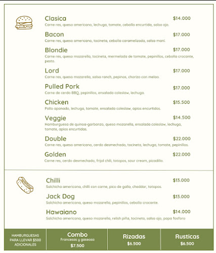 Opinii despre Jack Burger în Tunja - Gastronomía y hostelería