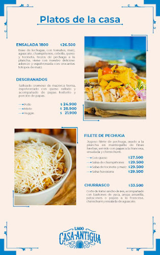 Casa Antigua 1800 - Gastronomía y hostelería