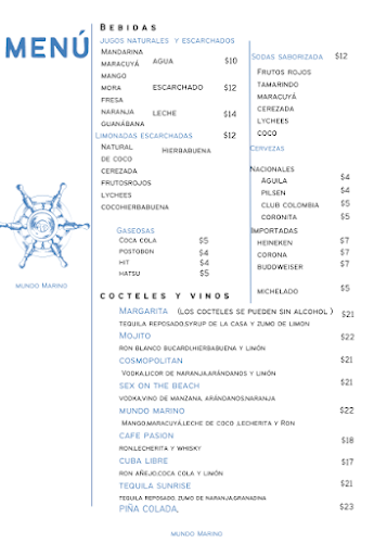 Mundo Marino Restaurante