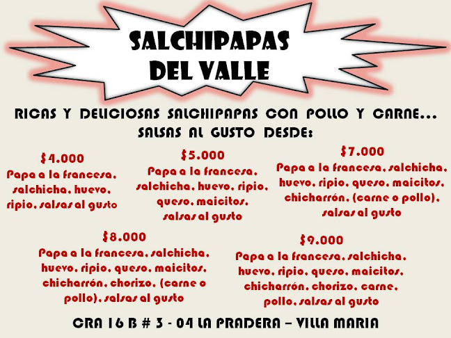 Salchipapas del valle