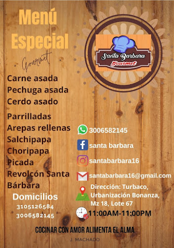 Restaurante, asadero Santa Barbara gourmet - Gastronomía y hostelería