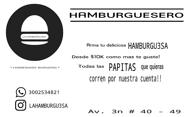 La Hamburgu3sa Homemade Burgers