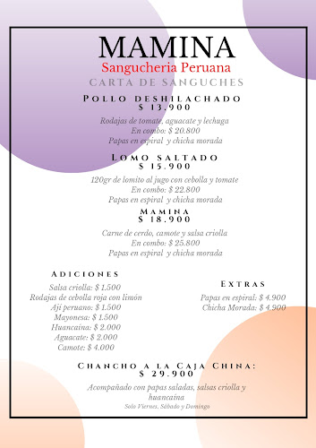 Mamina Sangucheria Peruana