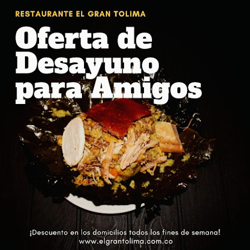 Restaurante El Gran Tolima - Gastronomía y hostelería