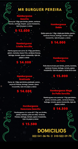 Mr Burguer Pereira - Gastronomía y hostelería