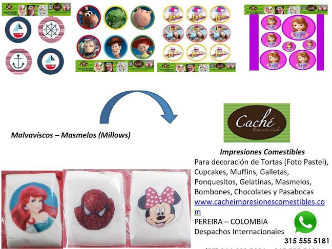 Cache Impresiones Comestibles - Dosquebradas