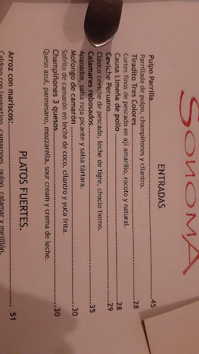 Sonoma Restaurante Peruano - El Peñón, Cali - Gastronomía y hostelería