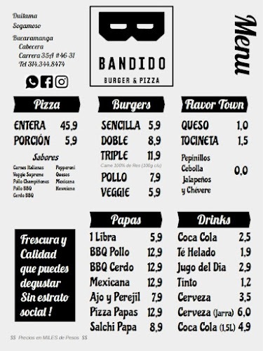 Bandido Burger & Pizza Cabecera