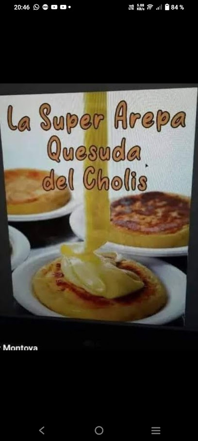 La Súper Arepa Quesuda del Cholis